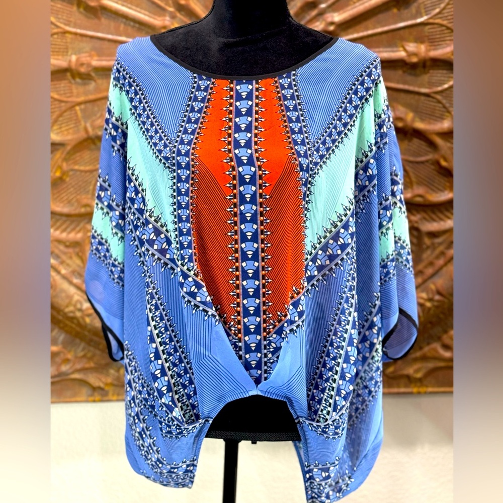 BISOU BISOU Sheer Batwing Top